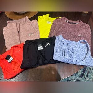 Nike, Under Armour, Lucy, Shape Activewear Tops Lot - Size XL